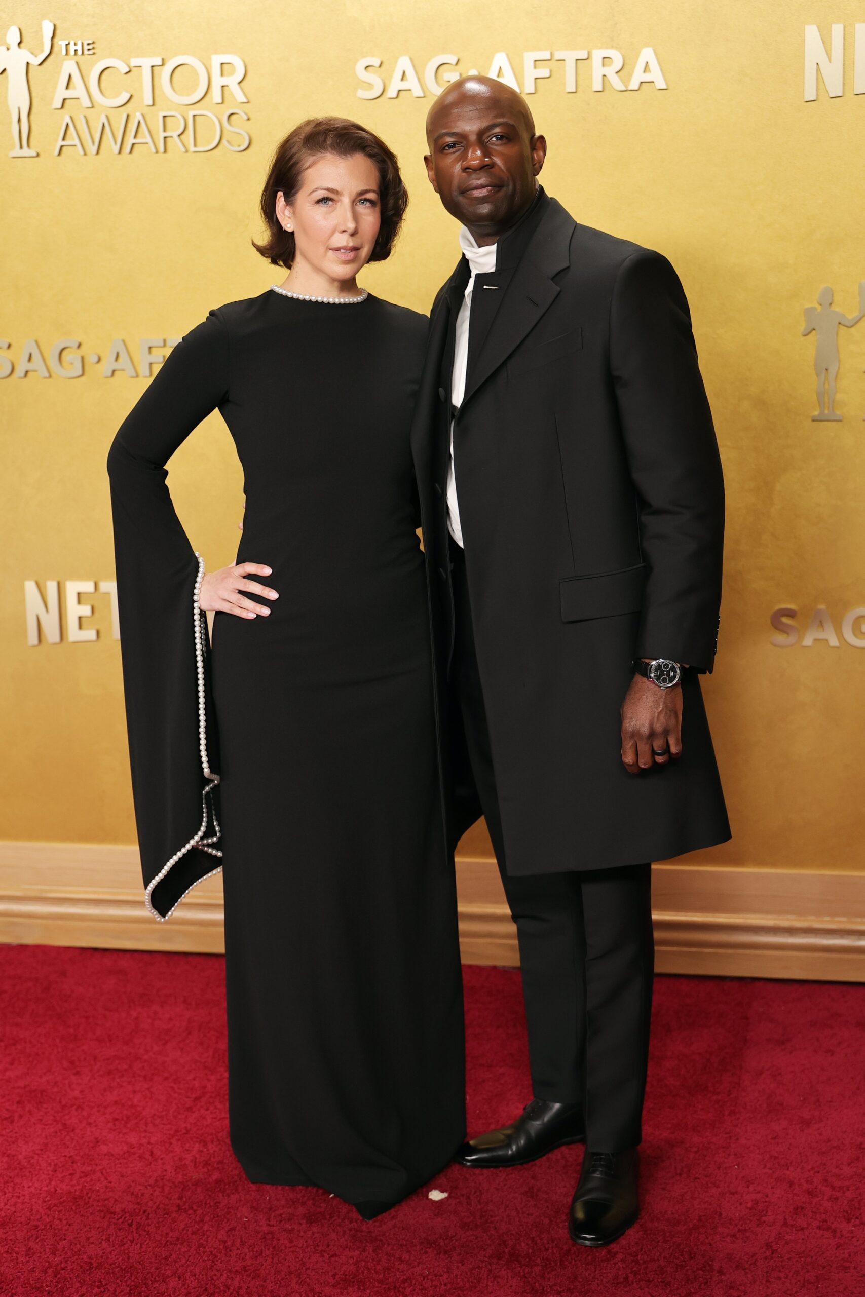 Emma Gyasi and David Gyasi at the 2026 Actor Awards