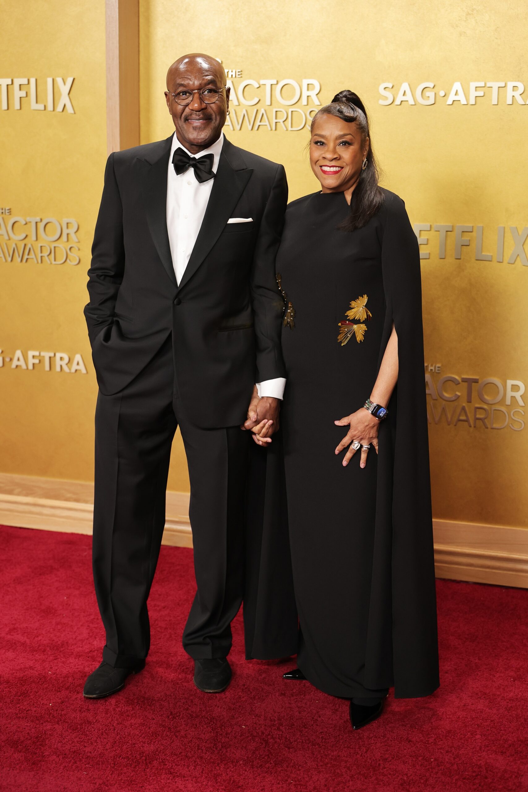 Delroy Lindo and Nashormeh N.R. Lindo at the 2026 Actor Awards