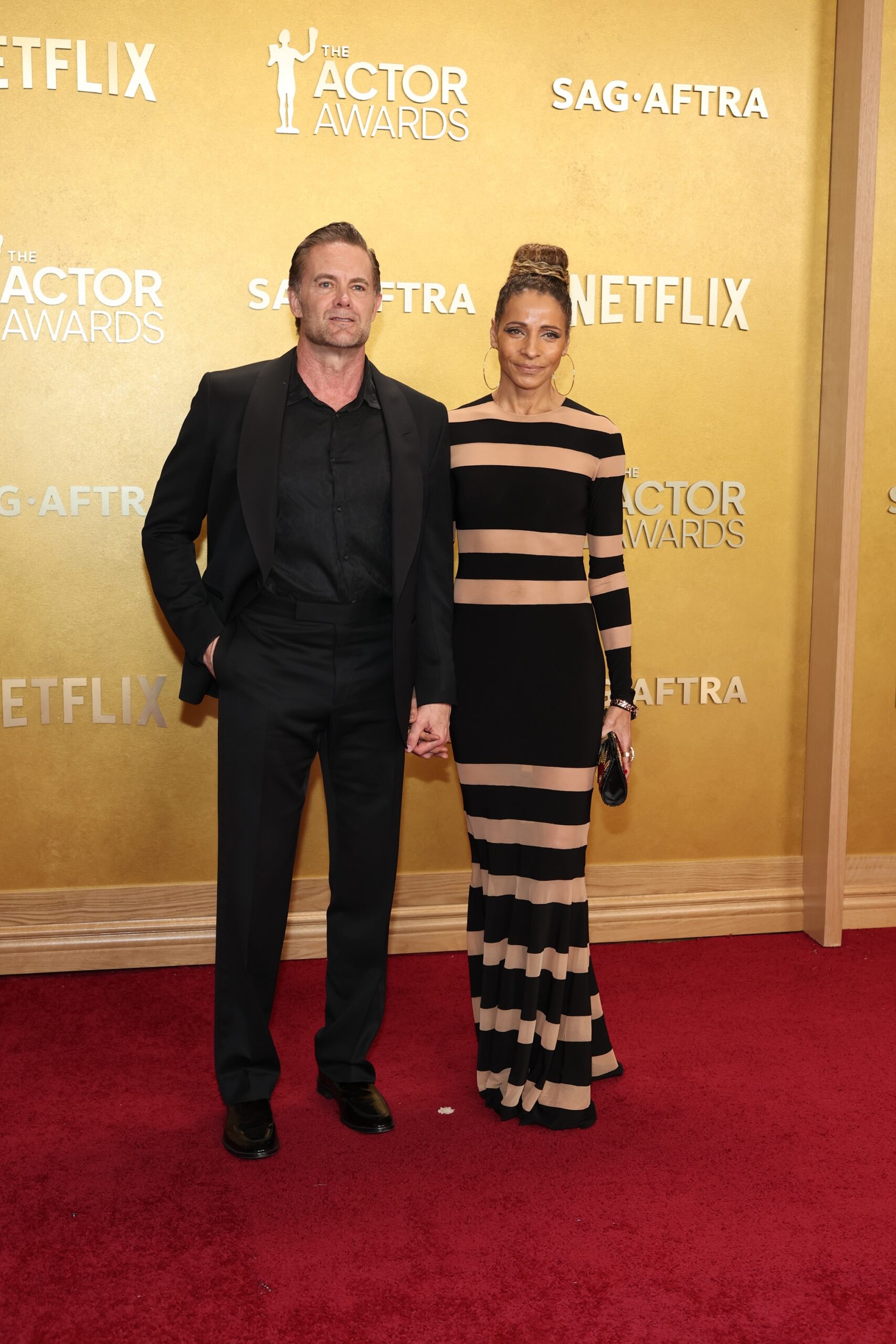 Garret Dillahunt and Michelle Hurd at the 2026 Actor Awards