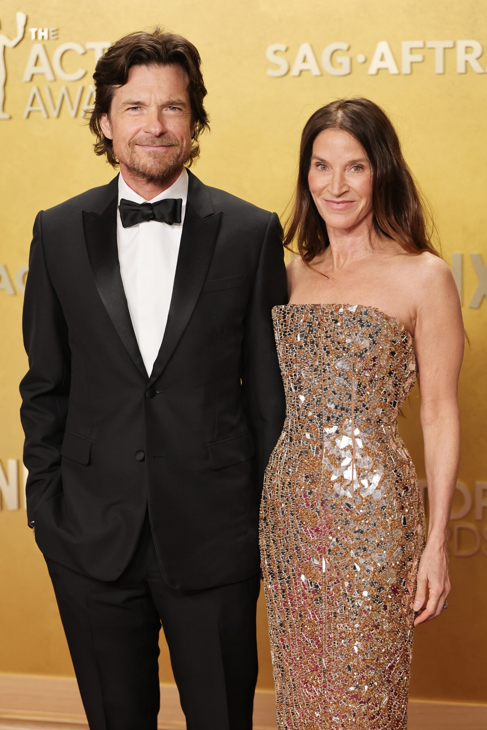 Jason Bateman and Amanda Anka at the 2026 Actor Awards