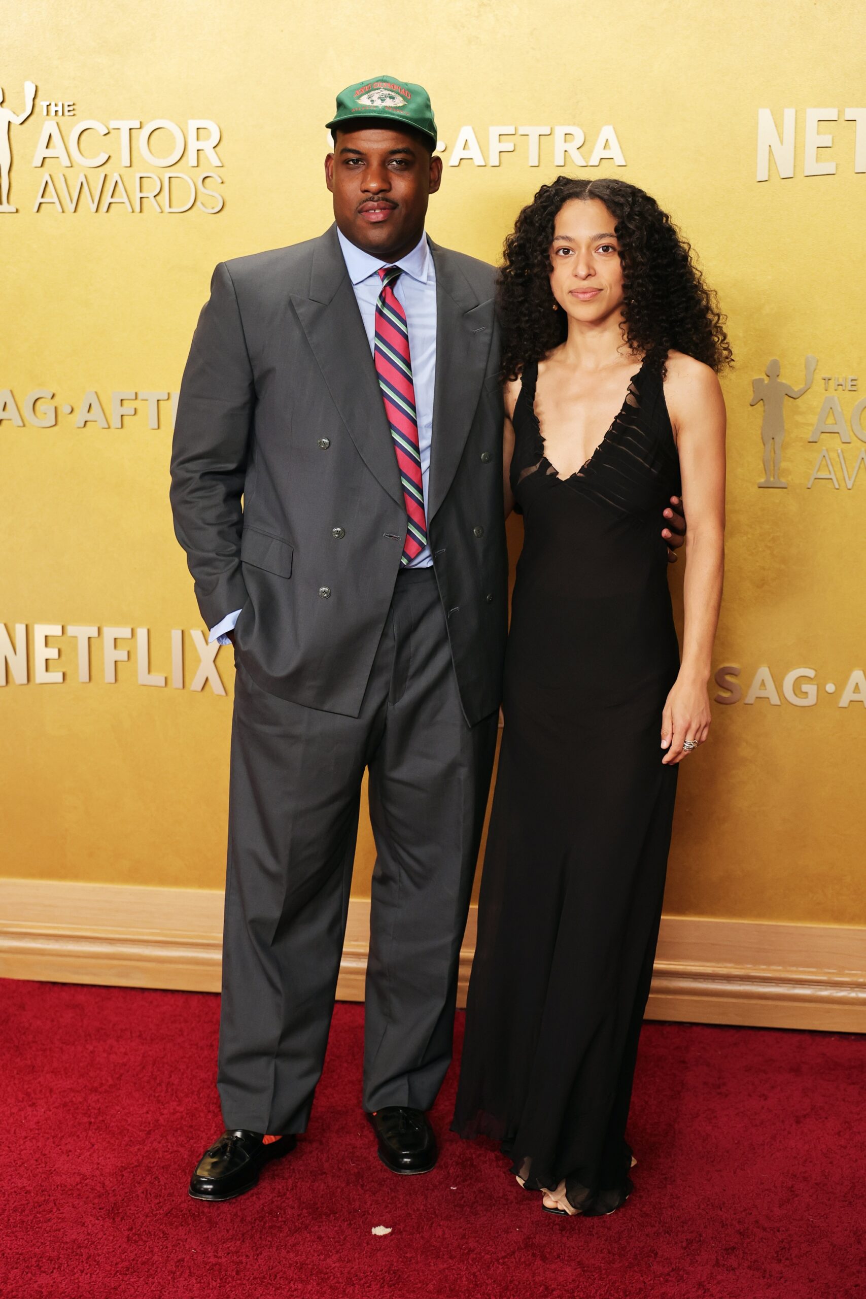 Lionel Boyce and Zora Casebere at the 2026 Actor Awards