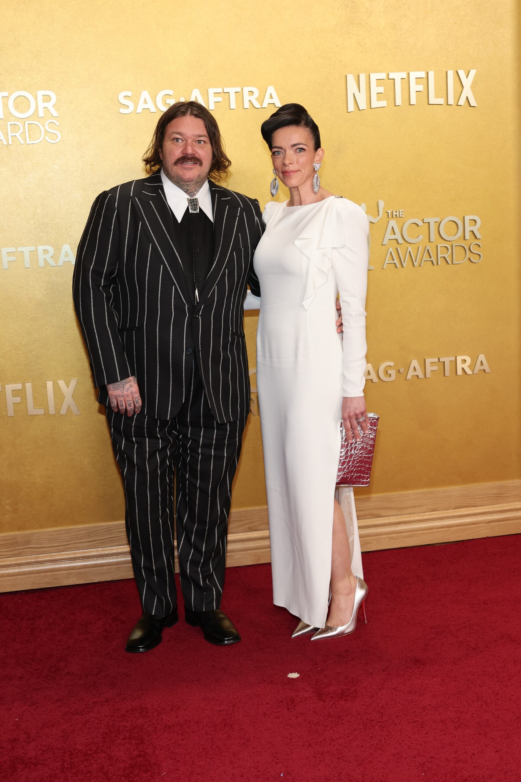 Matty Matheson and Trish Spencer at the 2026 Actor Awards