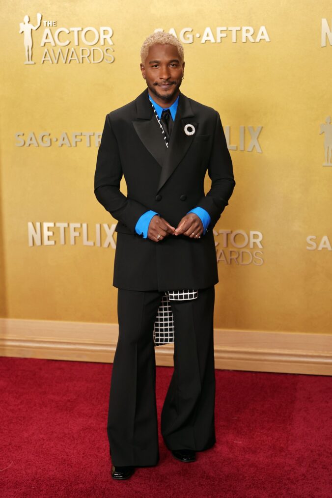 Red carpet host Scott Evans at 2026 Actor Awards