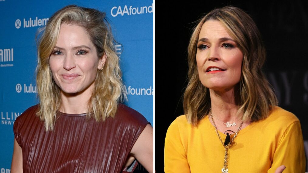 Sara Haines and Savannah Guthrie