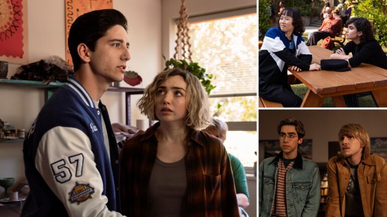 Milo Manheim, Peyton List, Ci Hang Ma, Sarah Yarkin, Nick Pugliese, and Miles Elliot on 'School Spirits'