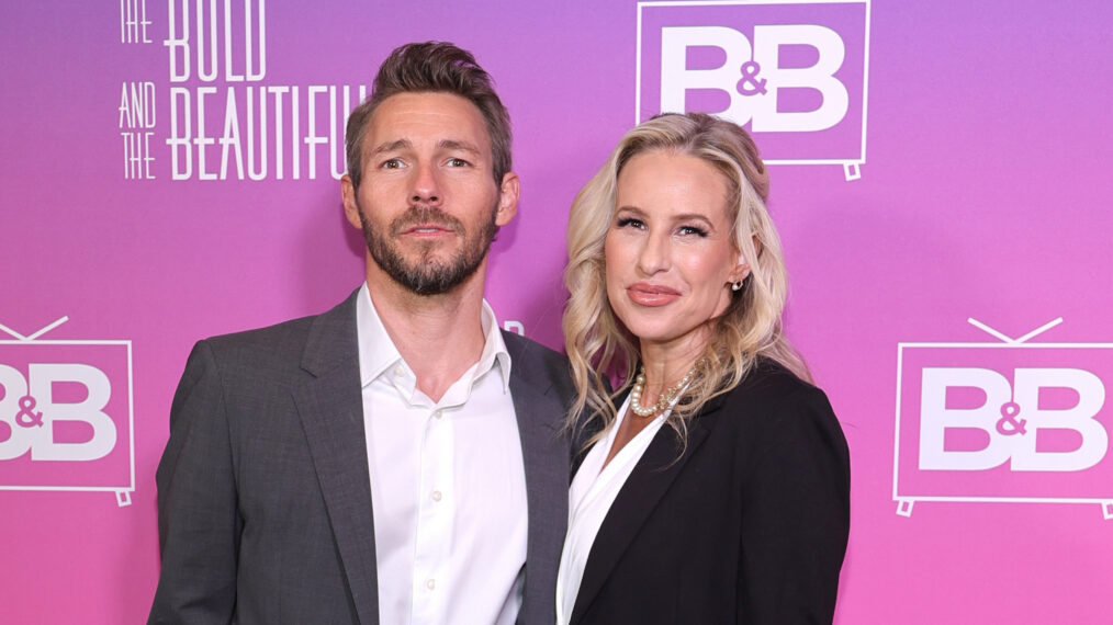 Scott Clifton and Elle Anderson attend 'The Bold and the Beautiful' BBTV Launch Event at Wheelhouse on March 26, 2026 in West Hollywood, California.