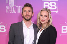 Scott Clifton and Elle Anderson attend 'The Bold and the Beautiful' BBTV Launch Event at Wheelhouse on March 26, 2026 in West Hollywood, California.