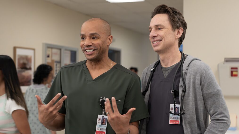 Donald Faison and Zach Braff in 'Scrubs'