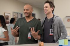 Donald Faison and Zach Braff in 'Scrubs'