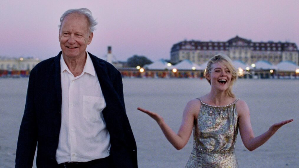 Stellan Skarsgard, Elle Fanning in 'Sentimental Value'