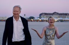 Stellan Skarsgard, Elle Fanning in 'Sentimental Value'