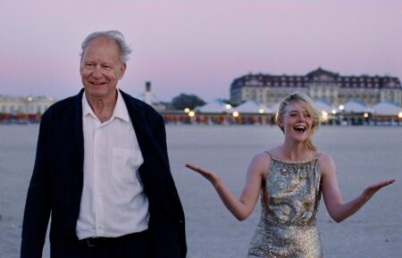 Stellan Skarsgard, Elle Fanning in 'Sentimental Value'