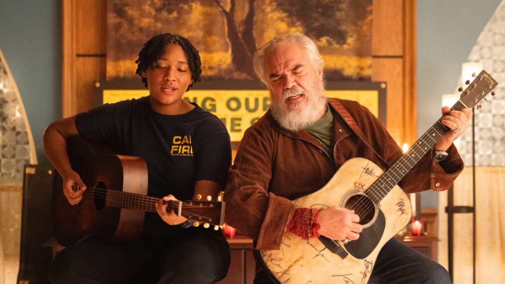 Jules Latimer as Eve Edwards and W. Earl Brown as Wes Fox — 'Sheriff Country' Crossover With 'Fire Country' 