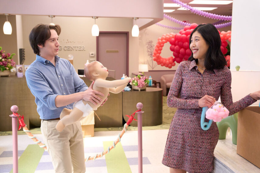 Mekki Leeper as Matt, Kahyun Kim as Serena in 'St Denis Medical' Season 2