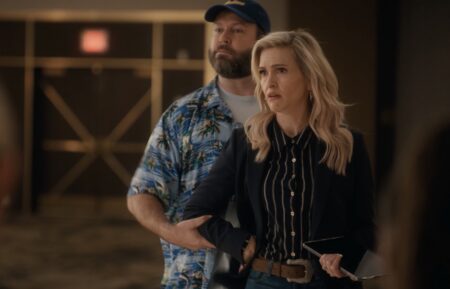 Taran Killam as Boon, Jenn Lyon as Courteney — 'Stumble' Season 1 Finale