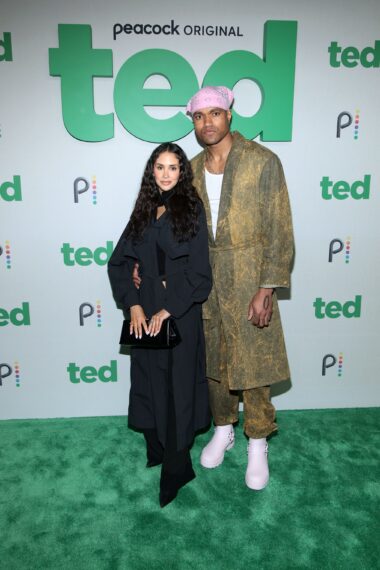 Dara Levitan and KJ Dillard attend Peacock's 