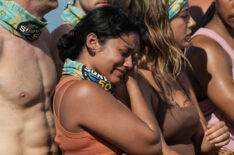 Kamilla Karthigesu cries during 'Survivor 50' Episode 2
