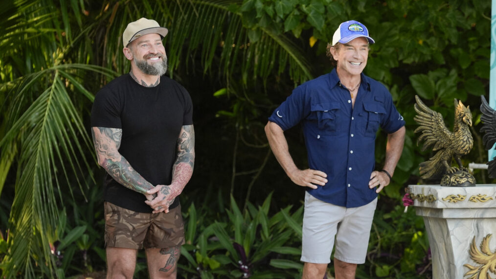 Zac Brown and Jeff Probst in 'Survivor 50' Episode 4