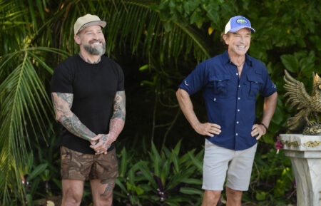 Zac Brown and Jeff Probst in 'Survivor 50' Episode 4