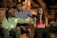 Cirie Fields, Joe Hunter, and Savannah Louie in 'Survivor 50' Episode 2 Tribal Council