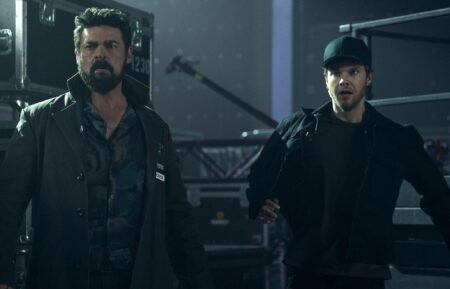 Karl Urban and Jack Quaid in 'The Boys' Season 5