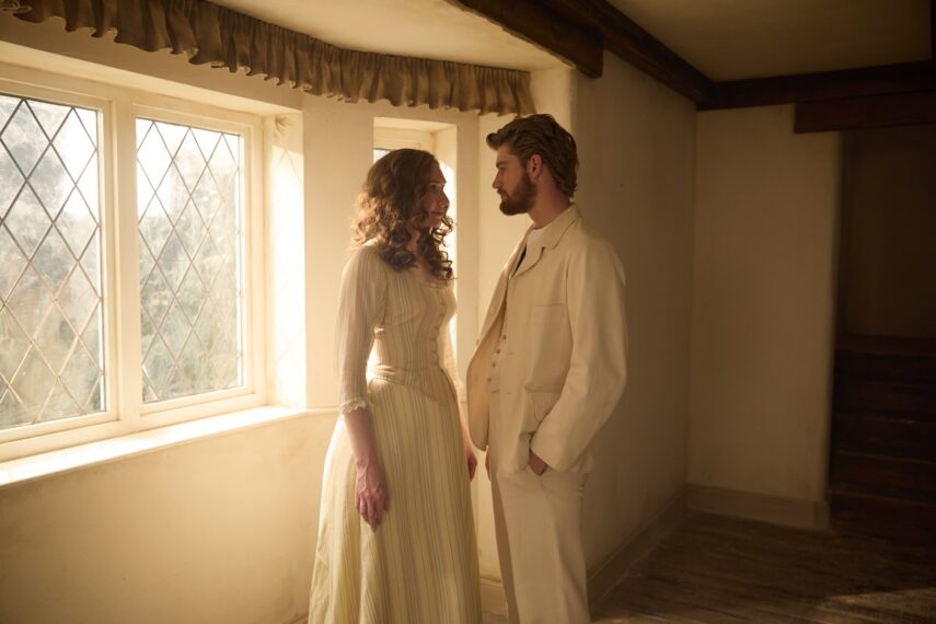 Eleanor Tomlinson and Danny Griffin in 'The Forsytes'