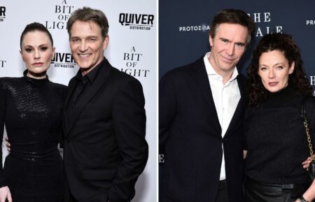 Anna Paquin and Stephen Moyer attend 