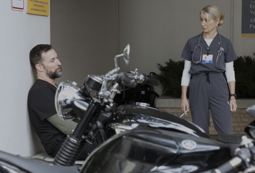 Noah Wyle as Robby, Katherine LaNasa as Dana — 'The Pitt' Season 2 Episode 12