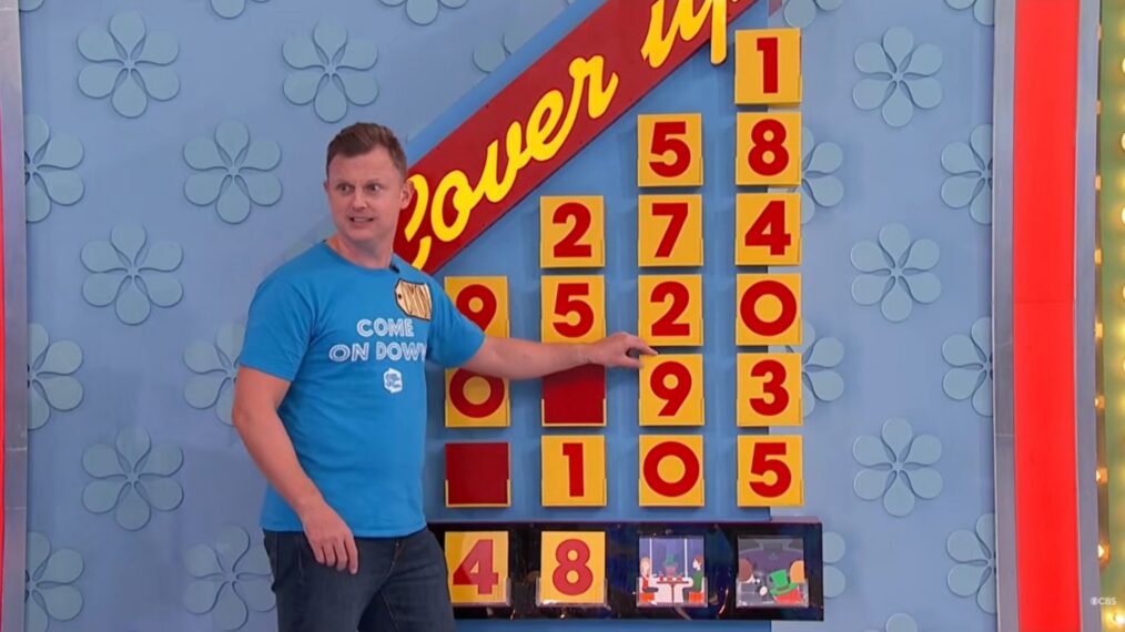 'The Price Is Right' contestant Cymon Kimmel playing Cover Up for a car on March 16, 2026