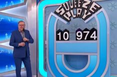 'The Price Is Right' host Drew Carey cracking up on MArch 3, 2026, after a mistake
