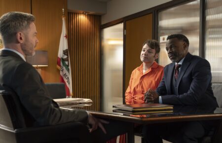 Shawn Ashmore as Wesley, Seth Gabel as Liam, and Sean Patrick Thomas as Malcolm — 'The Rookie' Season 8 Episode 11 