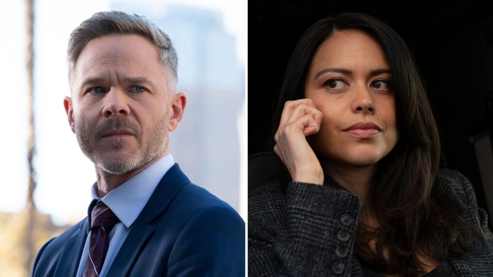 Shawn Ashmore as Wesley, Alyssa Diaz as Angela — 'The Rookie' Season 8 Episode 12 'Spy Games'