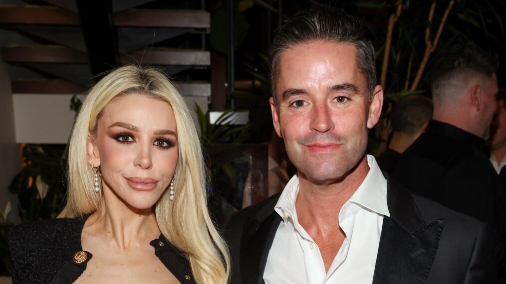 Lacy Nicole and Jesse Lally attend GLAAD Tidings on December 17, 2025 in Los Angeles, California