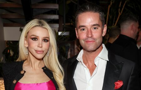 Lacy Nicole and Jesse Lally attend GLAAD Tidings on December 17, 2025 in Los Angeles, California