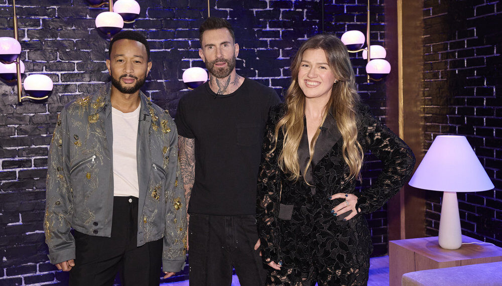John Legend, Adam Levine, Kelly Clarkson