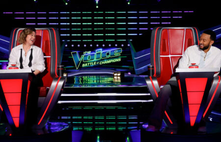 Kelly Clarkson and John Legend