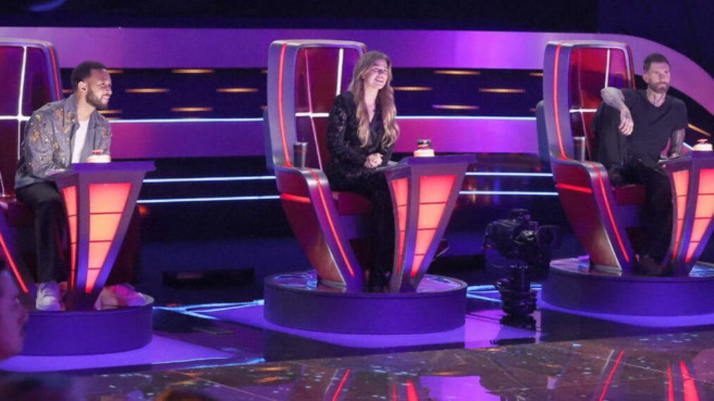 Adam Levine, Kelly Clarkson, John Legend