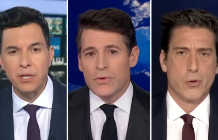 Tom Llamas, Tony Dokoupil, and David Muir