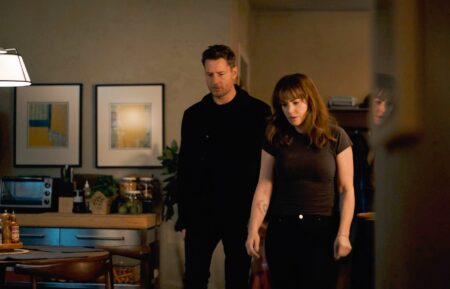 Justin Hartley as Colter Shaw and Erica Durance as Laura — 'Tracker' Season 3 Episode 13 