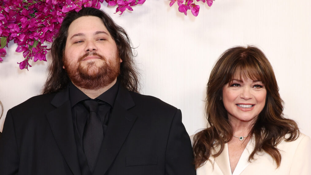 Andraia Allsop, Wolfgang Van Halen and Valerie Bertinelli attend the 96th Annual Academy Awards on March 10, 2024