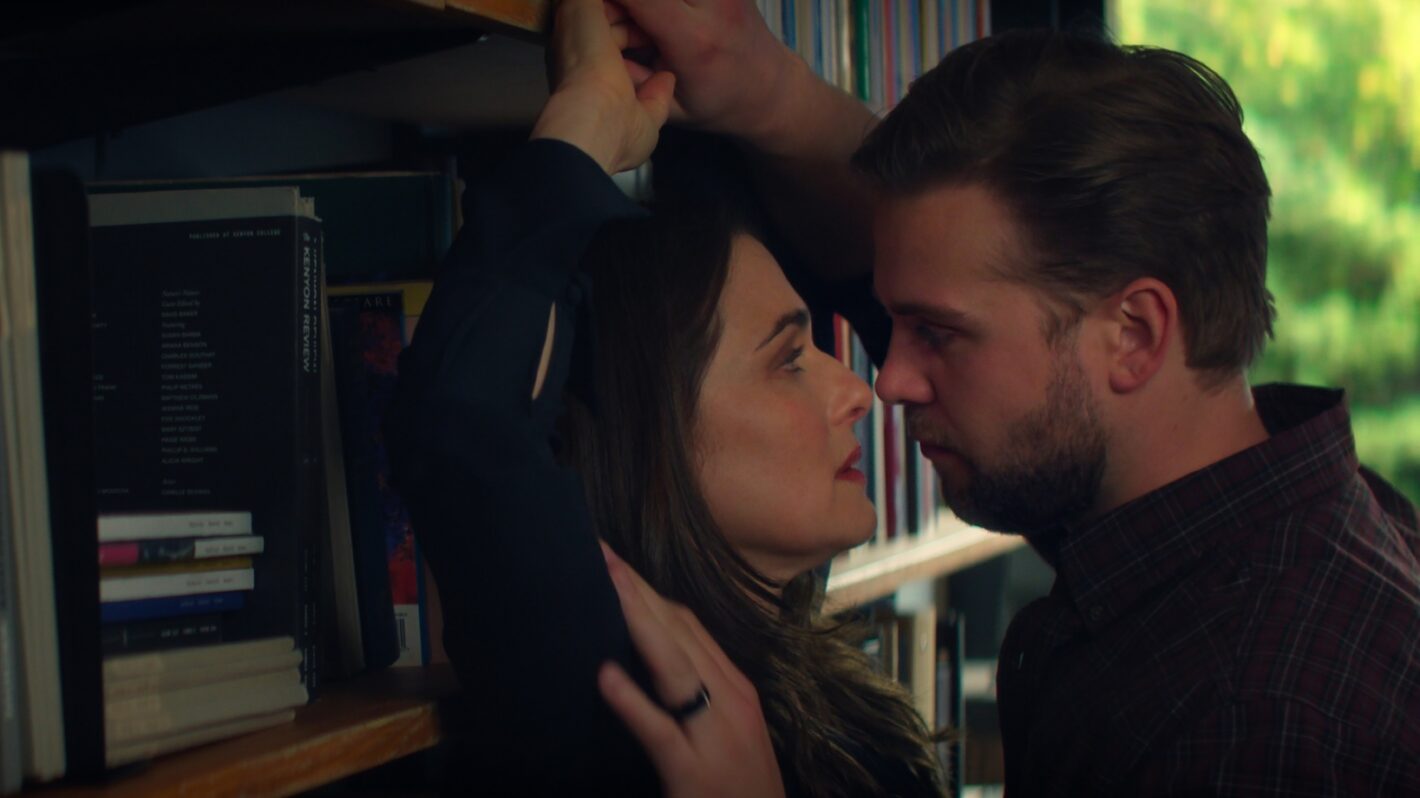 Rachel Weisz as The Protagonist and Leo Woodall as Vladimir in Episode 108 of Vladimir.