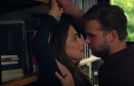 Rachel Weisz as The Protagonist and Leo Woodall as Vladimir in Episode 108 of Vladimir.