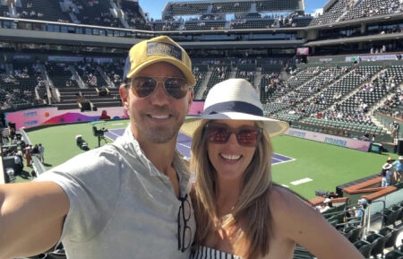 Wes Ramsey and Laura Wright together