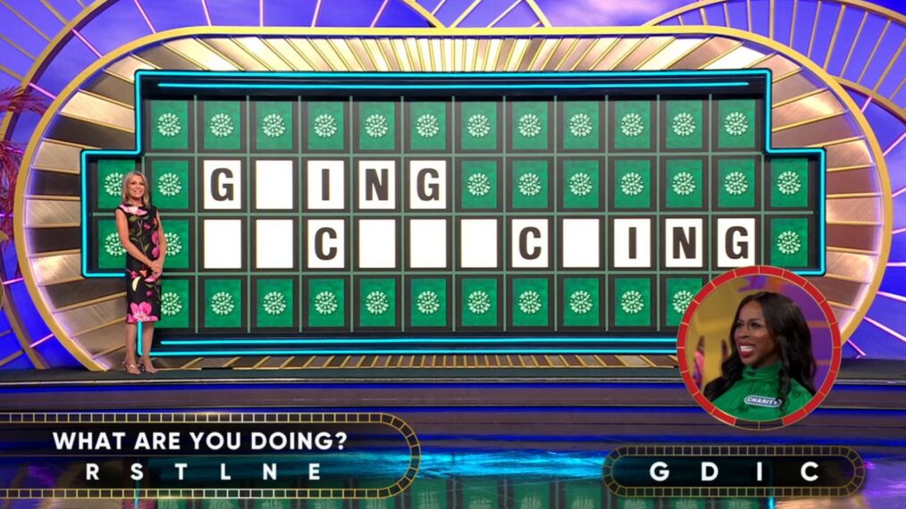 'Wheel of Fortune' contestant Charity Collier solving the Bonus Round on March 25, 2026