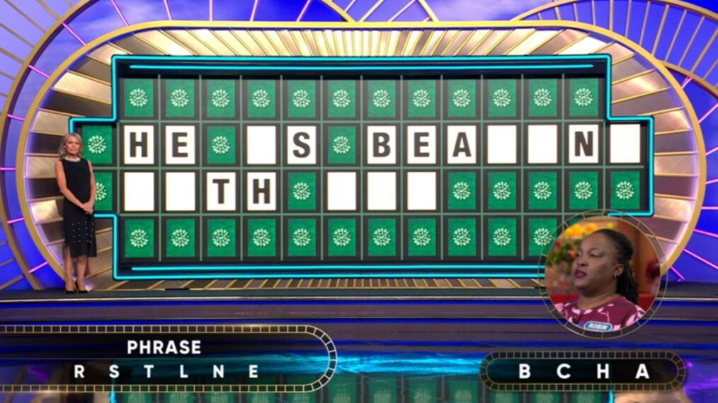 'Wheel of Fortune' contestant Robin solving the Bonus Round puzzle on March 9, 2026