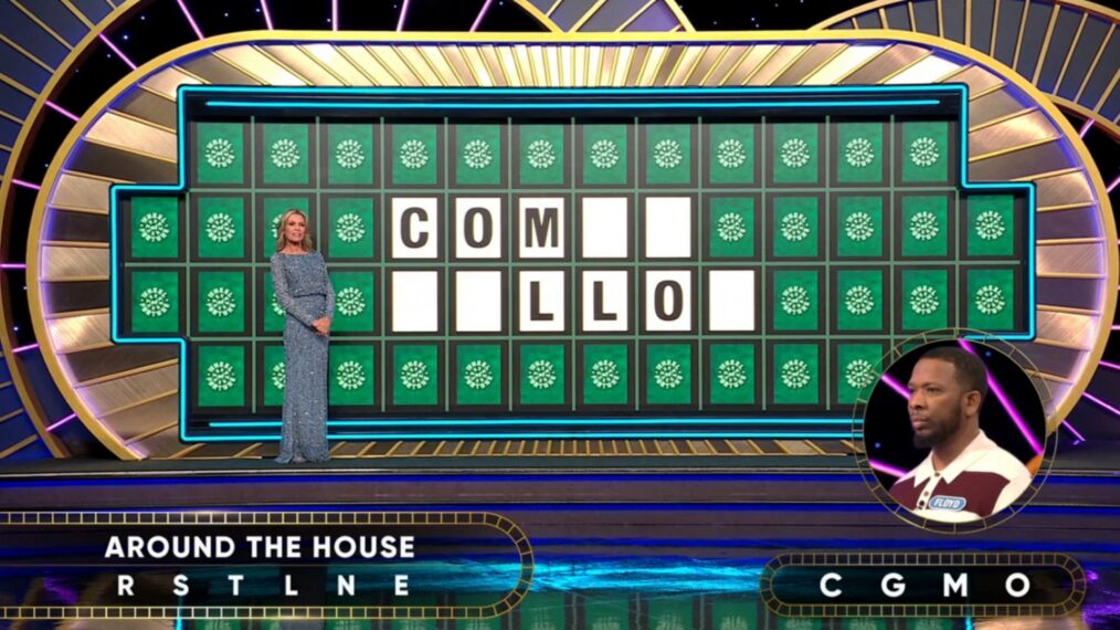 'Wheel of Fortune' contestant Floyd Dashiell solving the Bonus Round on March 5, 2026