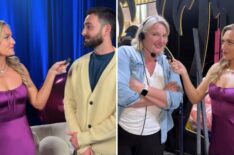 'Wheel of Fortune' social correspondent Maggie Sajak with crew members