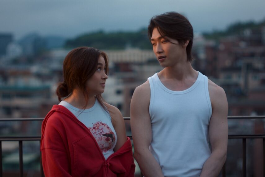 Anna Cathcart as Kitty Song Covey, Sang Heon Lee as Min Ho Moon in episode 302 of XO, Kitty