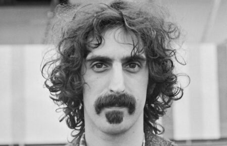 American singer, songwriter and guitarist Frank Zappa (1940 - 1993) at the Oval cricket ground in London to perform in the Rock at the Oval concert, UK, 16th September 1972