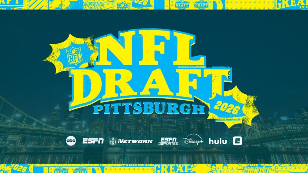 2026 NFL Draft logo, ABC, ESPN, NFL Network